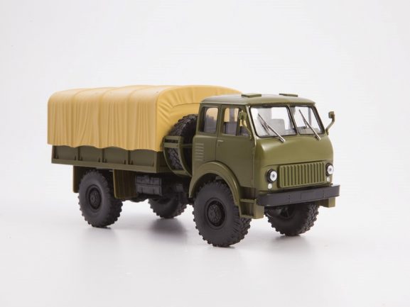 Грузовик МАЗ-505 бортовой с тентом (Легендарные грузовики СССР №39)-фото4