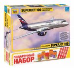 Региональный пассажирский авиалайнер Superjet 100 (Подарочный набор)-фото1