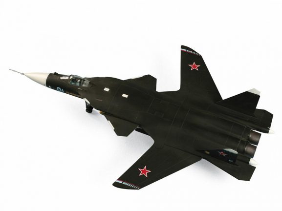 Российский сверхманевренный истребитель пятого поколения Су-47 Беркут (Подарочный набор)-фото2