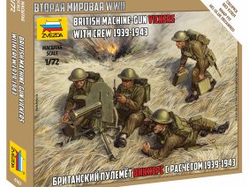 Британский пулемёт Виккерс с расчётом 1939-1943-фото1