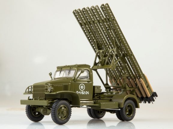 Установка БМ-13 Катюша на шасси Chevrolet G7107-фото6