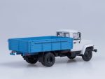 Грузовик ГАЗ-3307 (двигатель ЗМЗ-513) дерев. борт (серый-голубой)-фото4