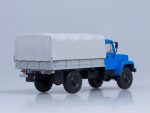 Грузовик ГАЗ-3308 4х4 (двигатель ЗМЗ-513) бортовой с тентом (синий)-фото4