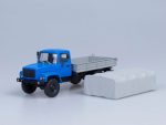 Грузовик ГАЗ-3308 4х4 (двигатель ЗМЗ-513) бортовой с тентом (синий)-фото9