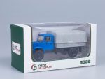 Грузовик ГАЗ-3308 4х4 (двигатель ЗМЗ-513) бортовой с тентом (синий)-фото12