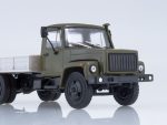 Грузовик ГАЗ-3309 бортовой с тентом (хаки/серый)-фото5