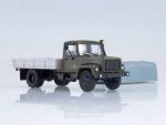 Грузовик ГАЗ-3309 бортовой с тентом (хаки/серый)-фото6