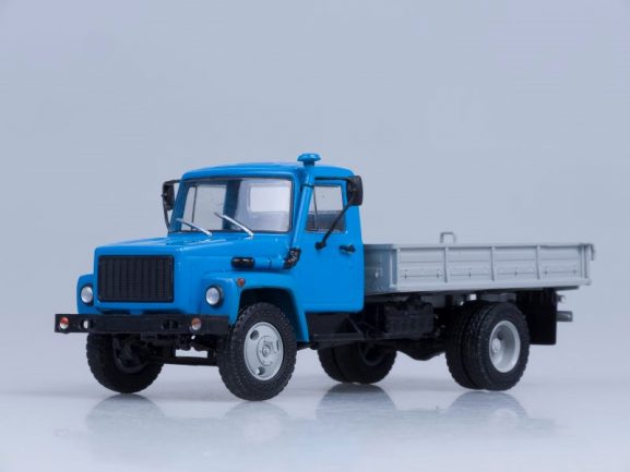 Грузовик ГАЗ-3309 (двиг. Д-245.7 Diesel Turbo) бортовой (синий-серый)-фото6