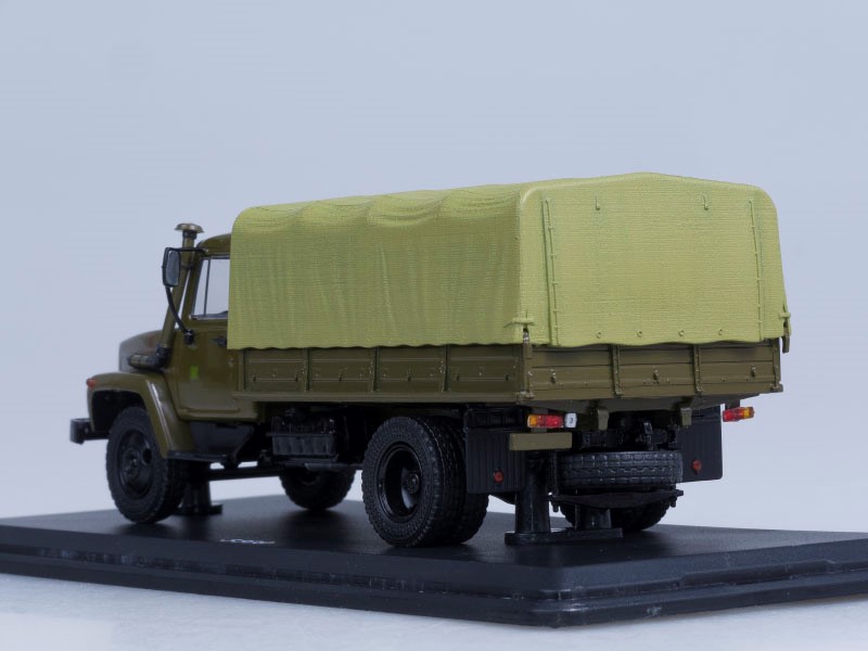 Грузовик ГАЗ-3309 (двиг. Д-245.7 Diesel Turbo) с тентом (хаки)-фото2