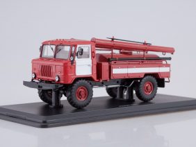 Пожарный автомобиль АЦ-30 (ГАЗ-66) с белыми полосами-фото1