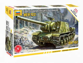 Советский истребитель танков САУ ИСУ-122 (1:72)-фото1