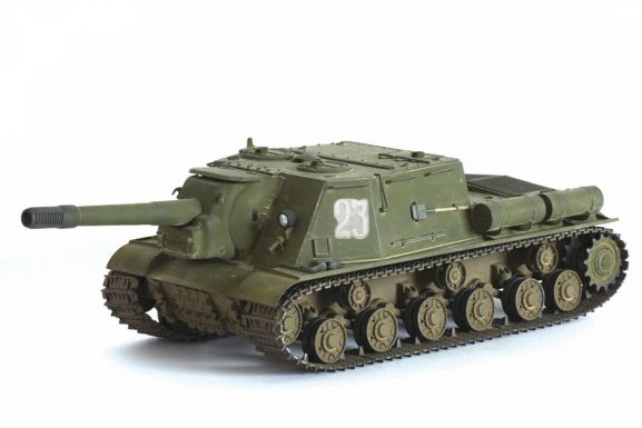 Советский истребитель танков САУ ИСУ-152 Зверобой (1:35)-фото3