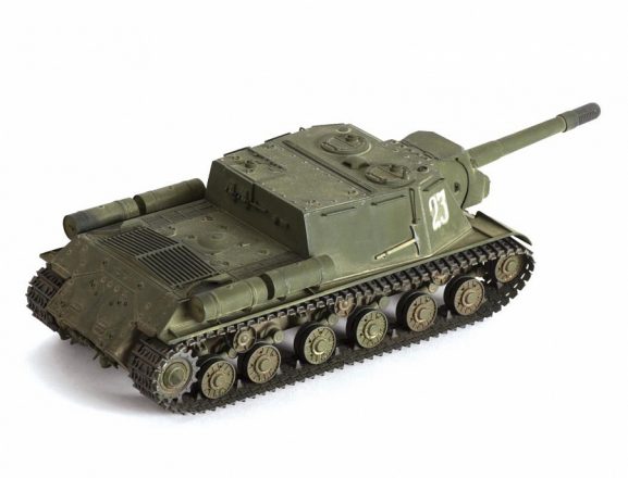 Советский истребитель танков САУ ИСУ-152 Зверобой (1:35)-фото4