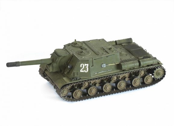 Советский истребитель танков САУ ИСУ-152 Зверобой (1:35)-фото5