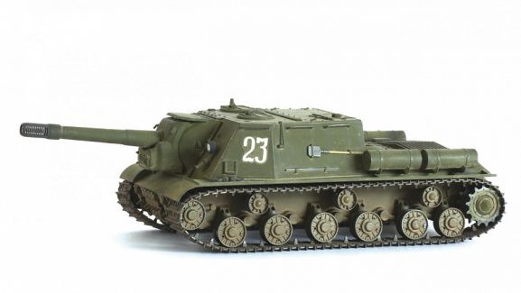 Советский истребитель танков САУ ИСУ-152 Зверобой (1:35)-фото6