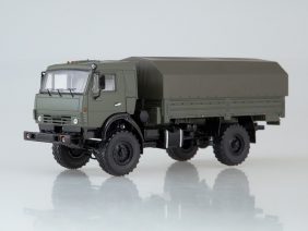 Грузовик КАМАЗ-4350 4х4 Мустанг (с тентом)-фото1