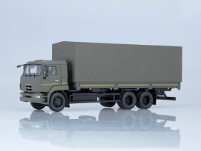 Грузовик КАМАЗ-65117 бортовой с тентом (рестайлинг)-фото1