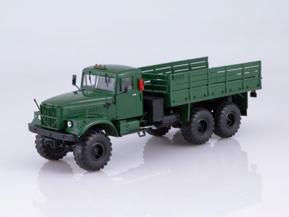 Грузовик КРАЗ-255Б1 бортовой (зеленый)-фото7