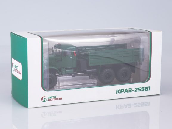 Грузовик КРАЗ-255Б1 бортовой (зеленый)-фото10