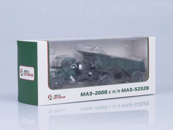 Седельный тягач МАЗ-200В с полуприцепом МАЗ-5232В (зеленый)-фото12