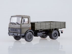 Грузовик МАЗ-5337 бортовой (ранняя кабина, хаки) 1987 г.-фото1