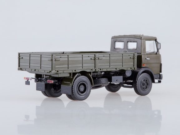 Грузовик МАЗ-5337 бортовой (ранняя кабина, хаки) 1987 г.-фото4