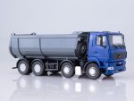 Самосвал МАЗ-6516 U-образный кузов (синий/серый)-фото3