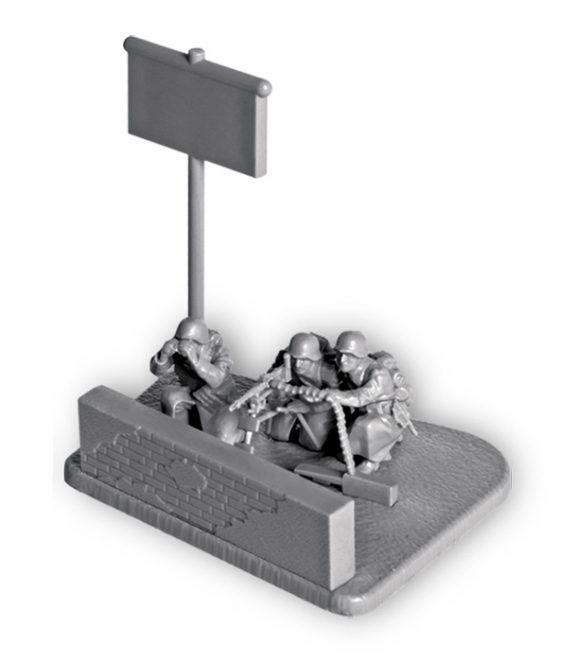 Немецкий пулемёт МГ-34 с расчётом 1941-1945 (зима)-фото2