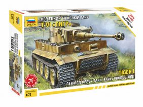 Немецкий тяжелый танк T-VI Тигр (1:72)-фото1