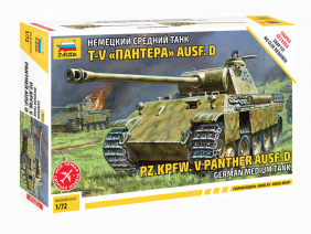 Немецкий средний танк T-V Пантера Ausf.D (1:72)-фото1
