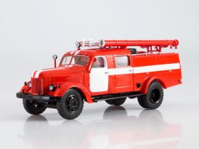 Пожарный автомобиль ПМЗ-17А (ЗИЛ-164) (с белыми полосами)-фото1