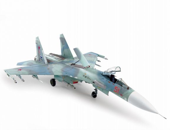 Российский многоцелевой истребитель завоевания превосходства в воздухе Су-27СМ-фото3
