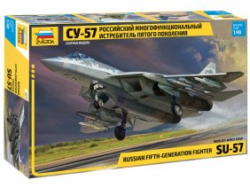 Российский многофункциональный истребитель пятого поколения Су-57 (1:48)-фото1