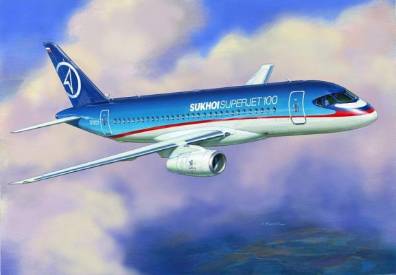 Региональный пассажирский авиалайнер Superjet 100 (Подарочный набор)-фото2
