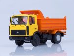 Самосвал МАЗ-5551 (поздняя кабина, жёлто-оранжевый, высокий кузов), 1988 г.-фото6