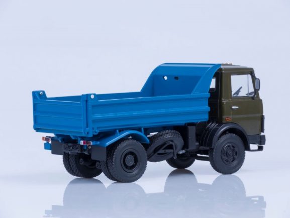 Самосвал МАЗ-5551 (ранняя кабина, хаки-синий), 1988 г.-фото6