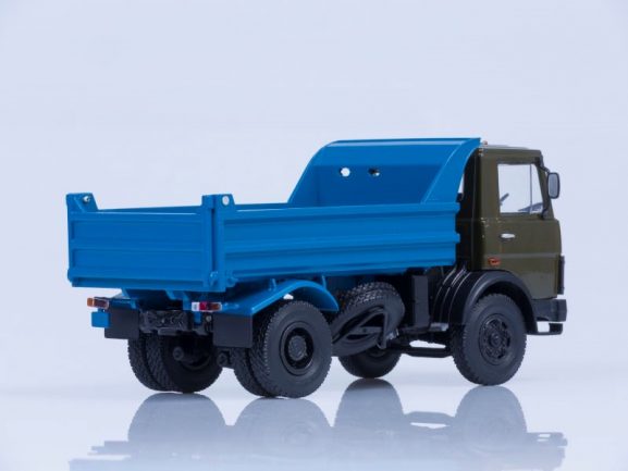 Самосвал МАЗ-5551 (ранняя кабина, хаки-синий), 1988 г.-фото7