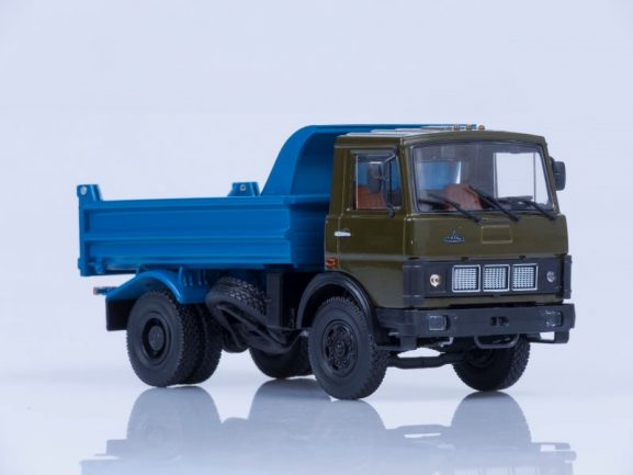 Самосвал МАЗ-5551 (ранняя кабина, хаки-синий), 1988 г.-фото8