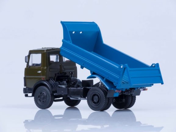 Самосвал МАЗ-5551 (ранняя кабина, хаки-синий), 1988 г.-фото11