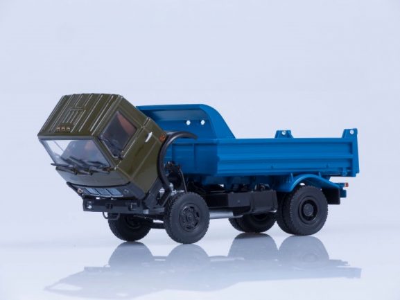 Самосвал МАЗ-5551 (ранняя кабина, хаки-синий), 1988 г.-фото12