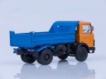 Самосвал МАЗ-5551 (ранняя кабина, оранжево-синий) 1988 г.-фото5