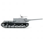 Советский истребитель танков САУ ИСУ-122 (1:72)-фото4
