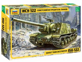 Советский истребитель танков САУ ИСУ-122 (1:35)-фото1