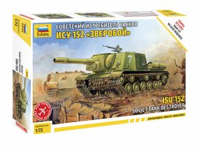 Советский истребитель танков САУ ИСУ-152 Зверобой (1:72)-фото1