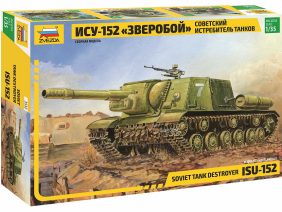 Советский истребитель танков САУ ИСУ-152 Зверобой (1:35)-фото1