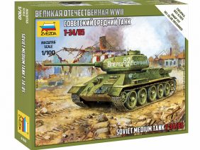 Советский средний танк Т-34/85 (1:100)-фото1
