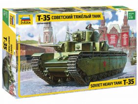 Советский тяжелый танк Т-35 (1:35)-фото1