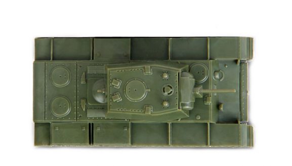 Советский тяжёлый танк КВ-1 обр. 1941г. с пушкой Ф-32-фото4