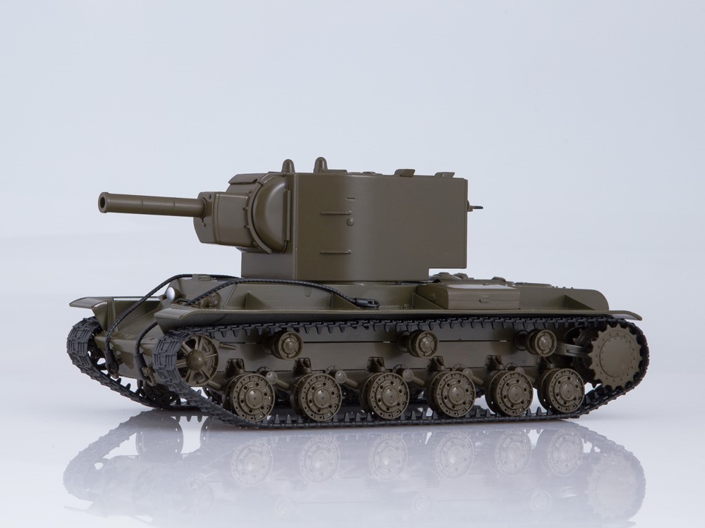 Купить масштабную модель советского тяжёлого штурмового танка КВ-2, масштаб 1:43 (SSM)-фото1 Советский тяжёлый штурмовой танк КВ-2-фото1