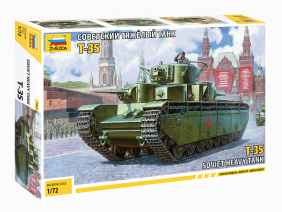 Советский тяжелый танк Т-35 (1:72)-фото1